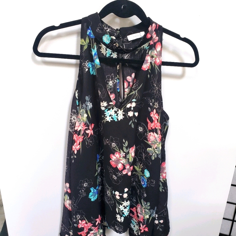 Lush Womens Cold Shoulder Top Sz L